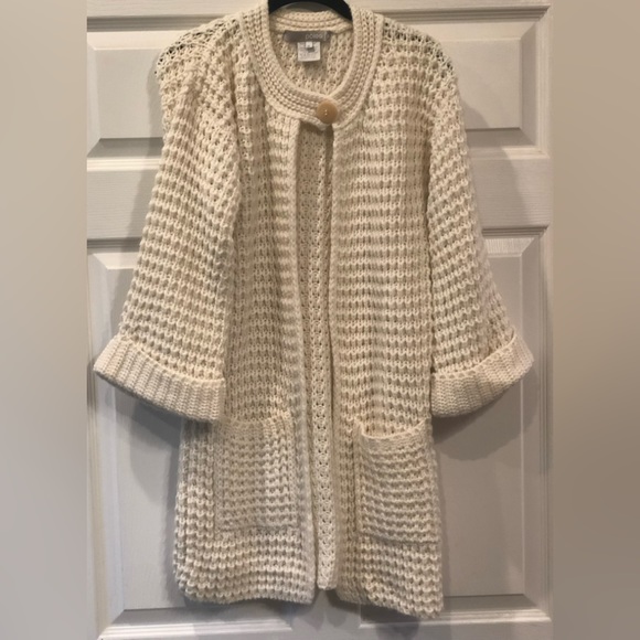 Poles Sweaters - Poles Crocheted Cardigan Sweater